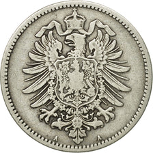 Coin, GERMANY - EMPIRE, Wilhelm I, Mark, 1876, Berlin, F(12-15), Silver, KM:7