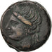 Carthage, Zeugitane, Tanit, 3 Shekel, Carthage, EF(40-45), Copper, 18.96