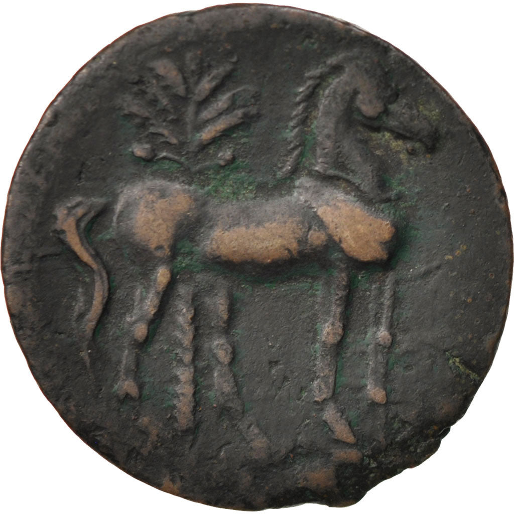 Carthage, Zeugitane, Tanit, 3 Shekel, Carthage, EF(40-45), Copper, 18.96