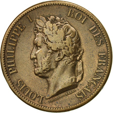 Moneta, Colonie francesi, Louis - Philippe, 10 Centimes, 1844, Paris, BB