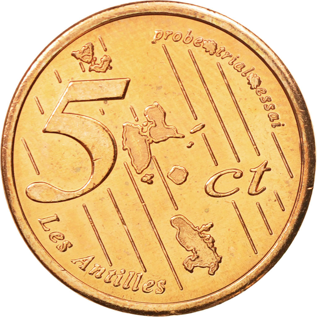Frankreich, Medal, Essai 5 cents, 2005, UNZ, Kupfer