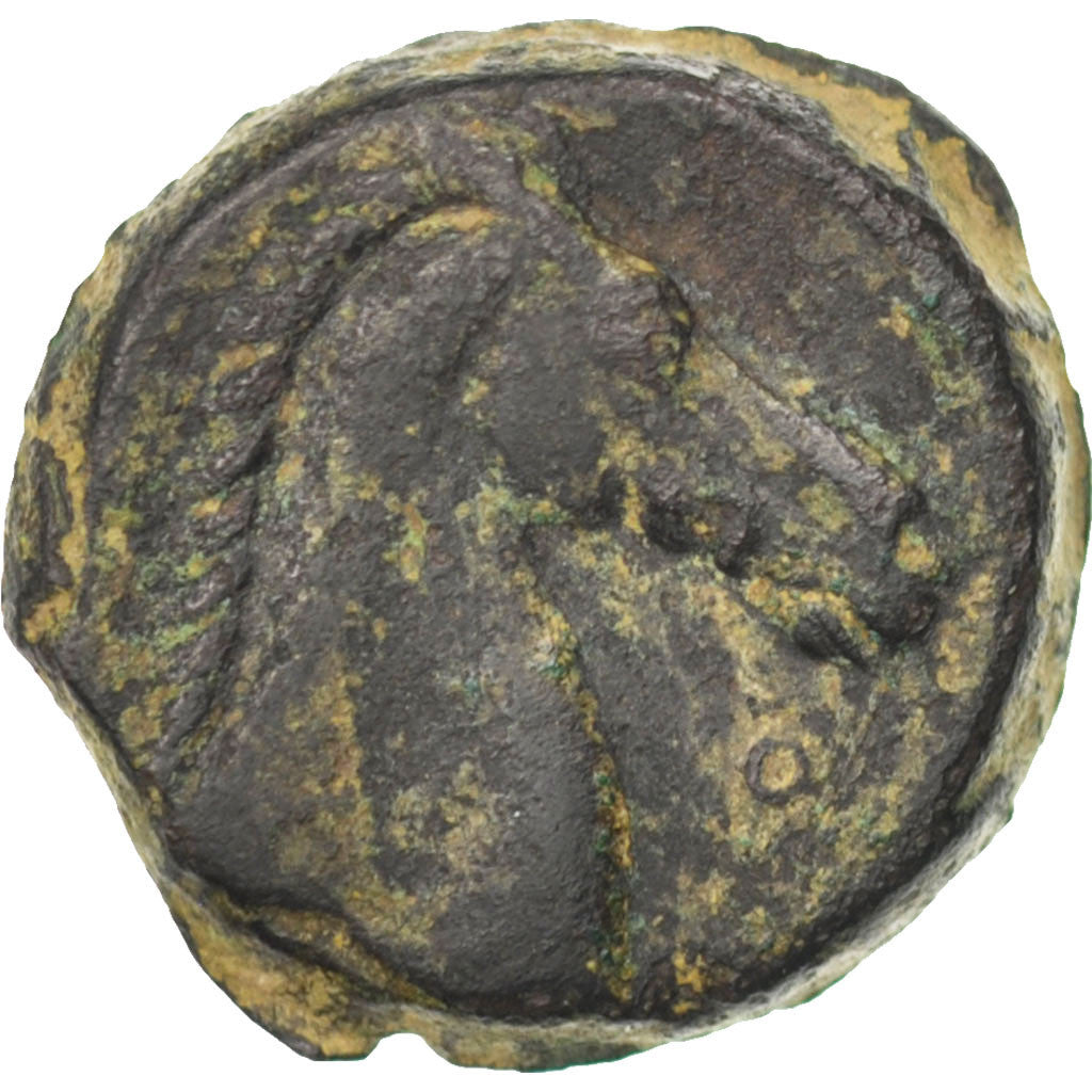 Moneda, Carthage, Tanit, Zeugitane, Shekel, Carthage, BC+, Cobre