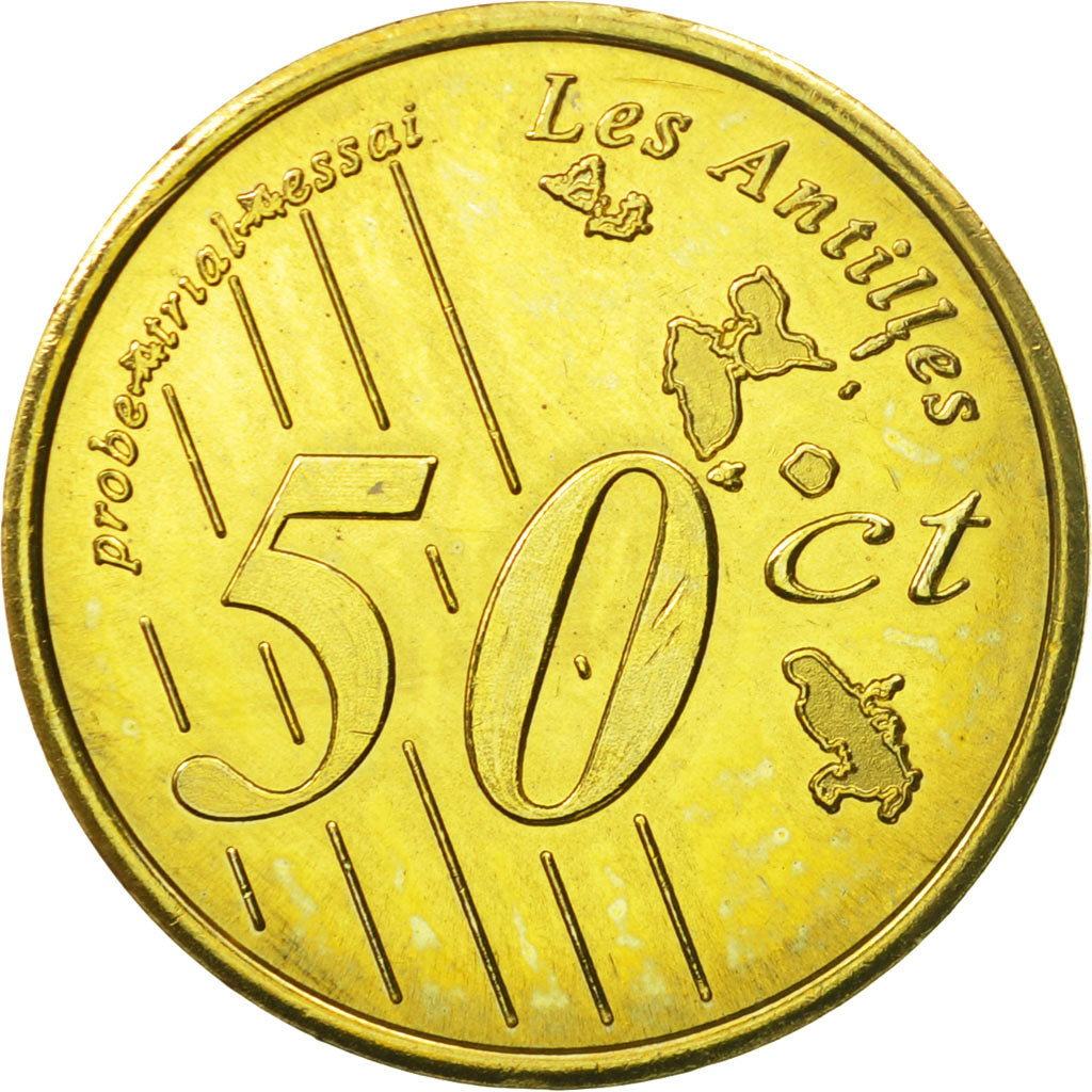 Frankreich, Medal, Essai 50 cents, 2005, UNZ, Messing