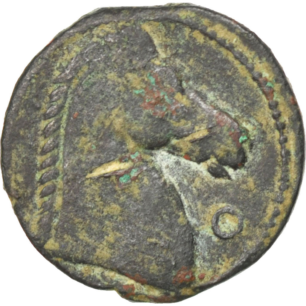 Monnaie, Carthage, Zeugitane, Tanit, Shekel, Carthage, TTB, Cuivre