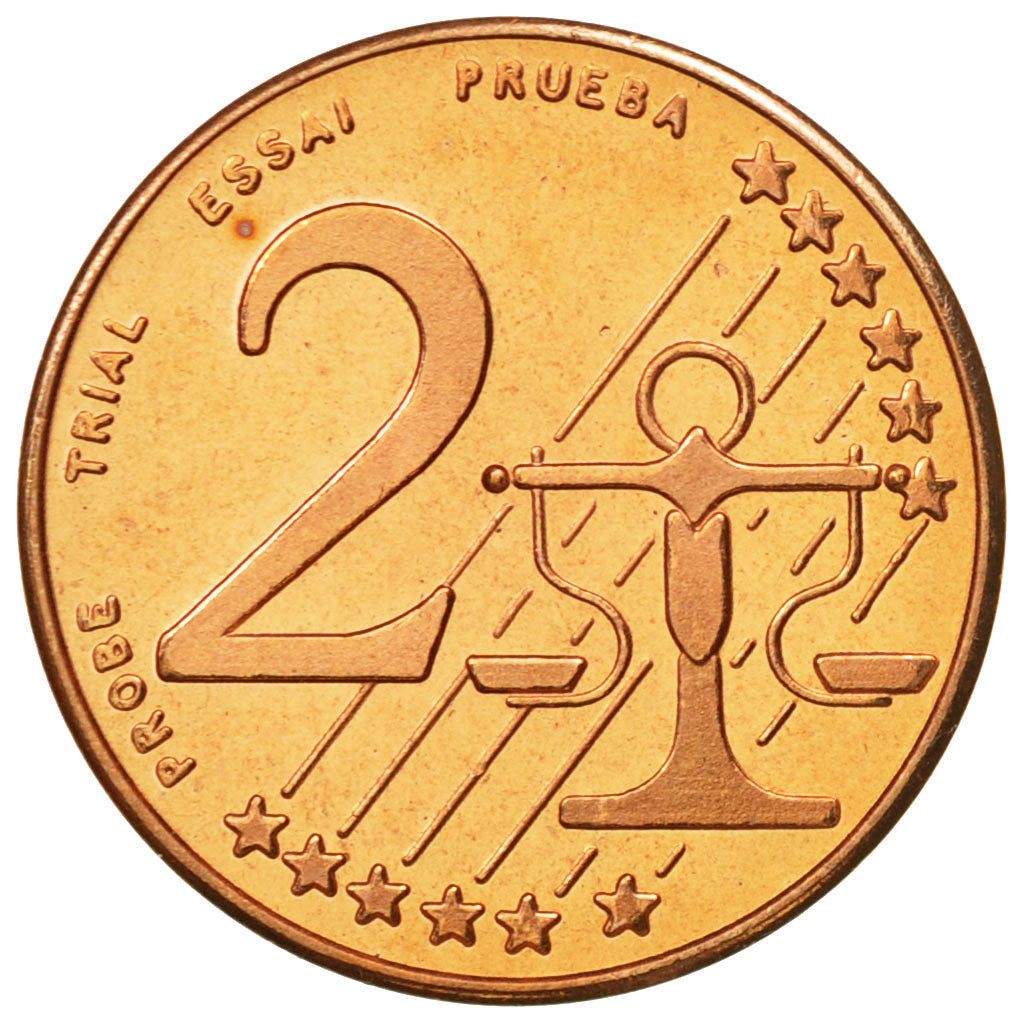 Andorra, Medal, Essai 2 cents, 2003, SC, Cobre