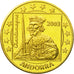 Andorra, Medal, Essai 10 cents, 2003, MS(63), Brass