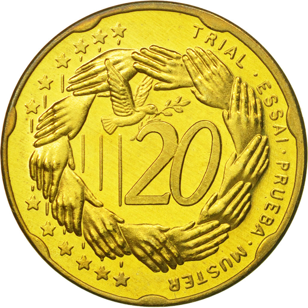 Andorra, Medal, Essai 20 cents, 2003, MS(63), Brass