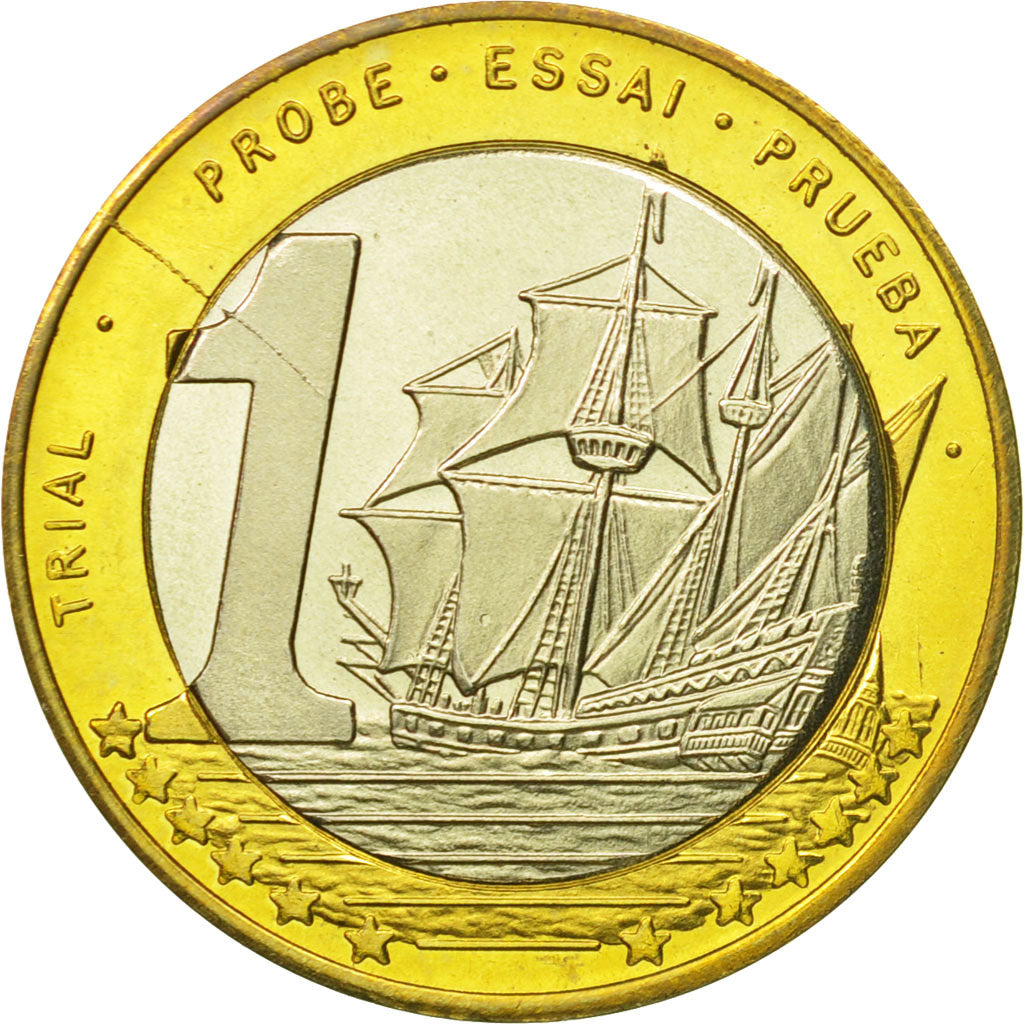 Andorra, Medal, Essai 1 euro, 2003, SPL, Bi-Metallic