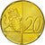 Jersey, Medal, Essai 20 cents, 2004, MS(63), Mosiądz