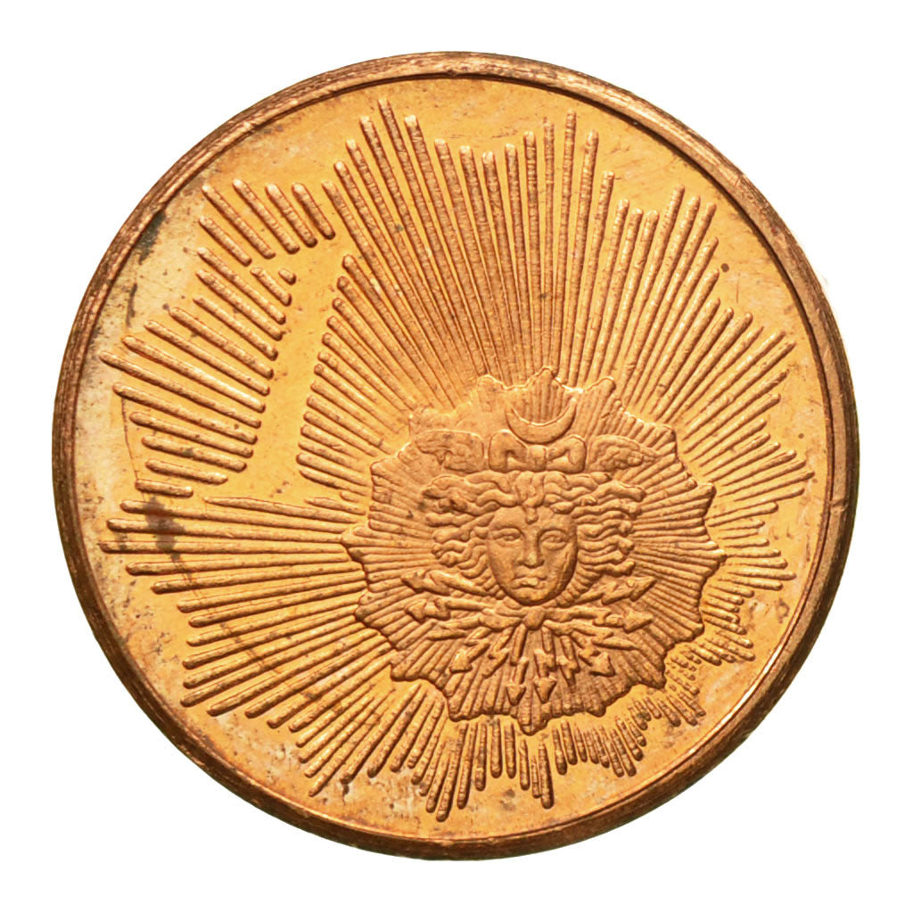 Guernsey, Medal, Essai 1 cent, 2004, SC, Cobre
