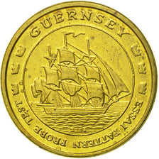 Guernsey, Medal, Essai 10 cents, 2004, SPL, Laiton