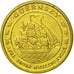 Guernsey, Medal, Essai 10 cents, 2004, MS(63), Brass