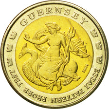 Guernsey, Medal, Essai 2 euros, 2004, SPL, Bi-Metallic