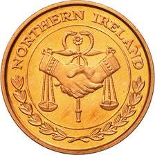 Irlandia, Medal, Essai 5 cents, 2005, MS(63), Miedź