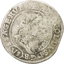 Monnaie, Hongrie, Leopold I, 6 Krajczar, 1673, Kremnitz, B+, Argent, KM:164