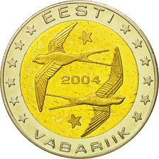 Estonia, Medal, Essai 2 euros, 2004, MS(63), Bi-Metallic