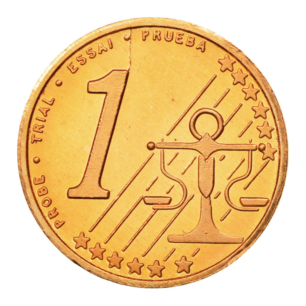 Lithuania, Medal, Essai 1 cent, 2004, MS(63), Copper