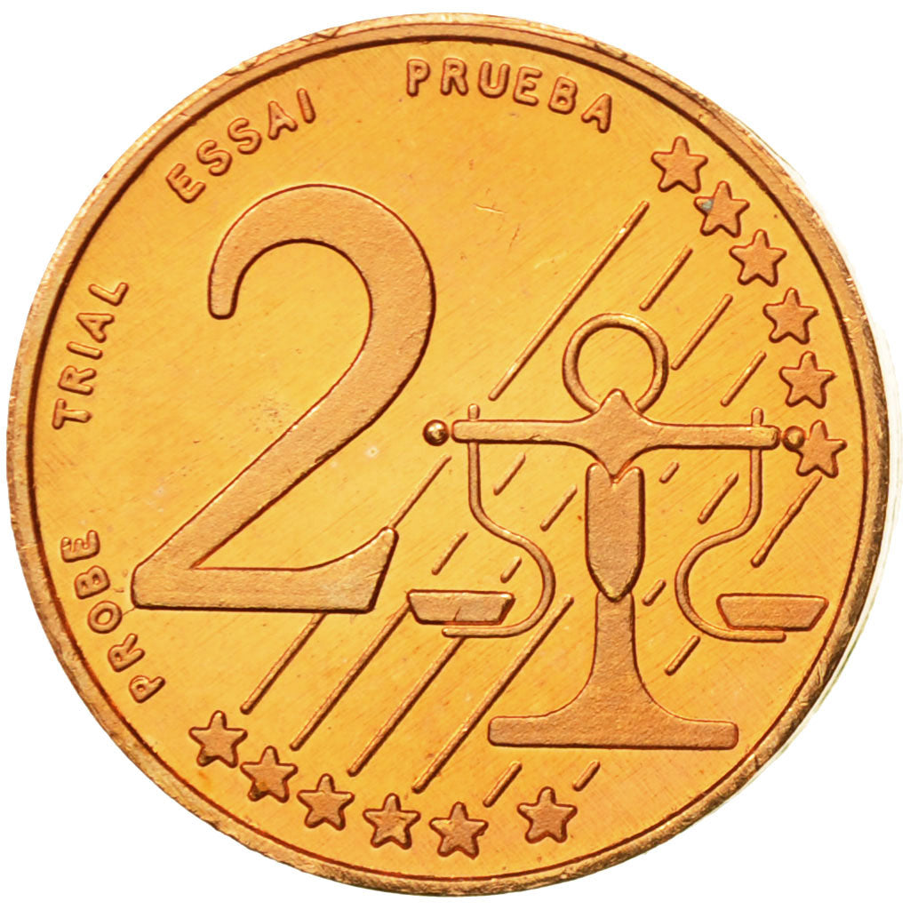 Lithuania, Medal, Essai 2 cents, 2004, MS(63), Copper