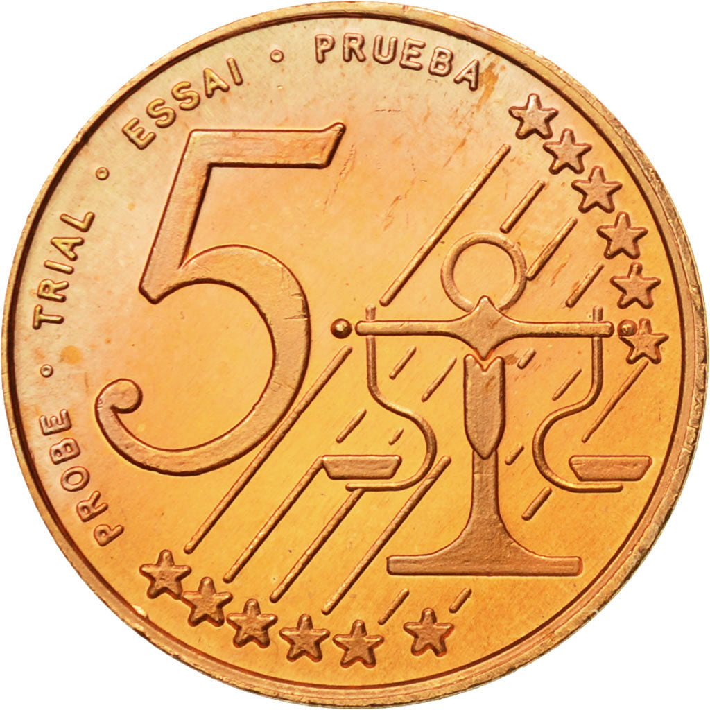 Lithuania, Medal, Essai 5 cents, 2004, MS(63), Copper