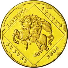 Lithuania, Medal, Essai 20 cents, 2004, MS(63), Brass