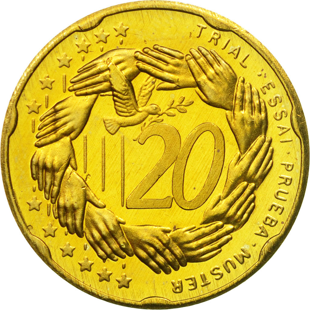 Lithuania, Medal, Essai 20 cents, 2004, MS(63), Brass