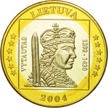 Lithuania, Medal, Essai 1 euro, 2004, SPL, Bi-Metallic