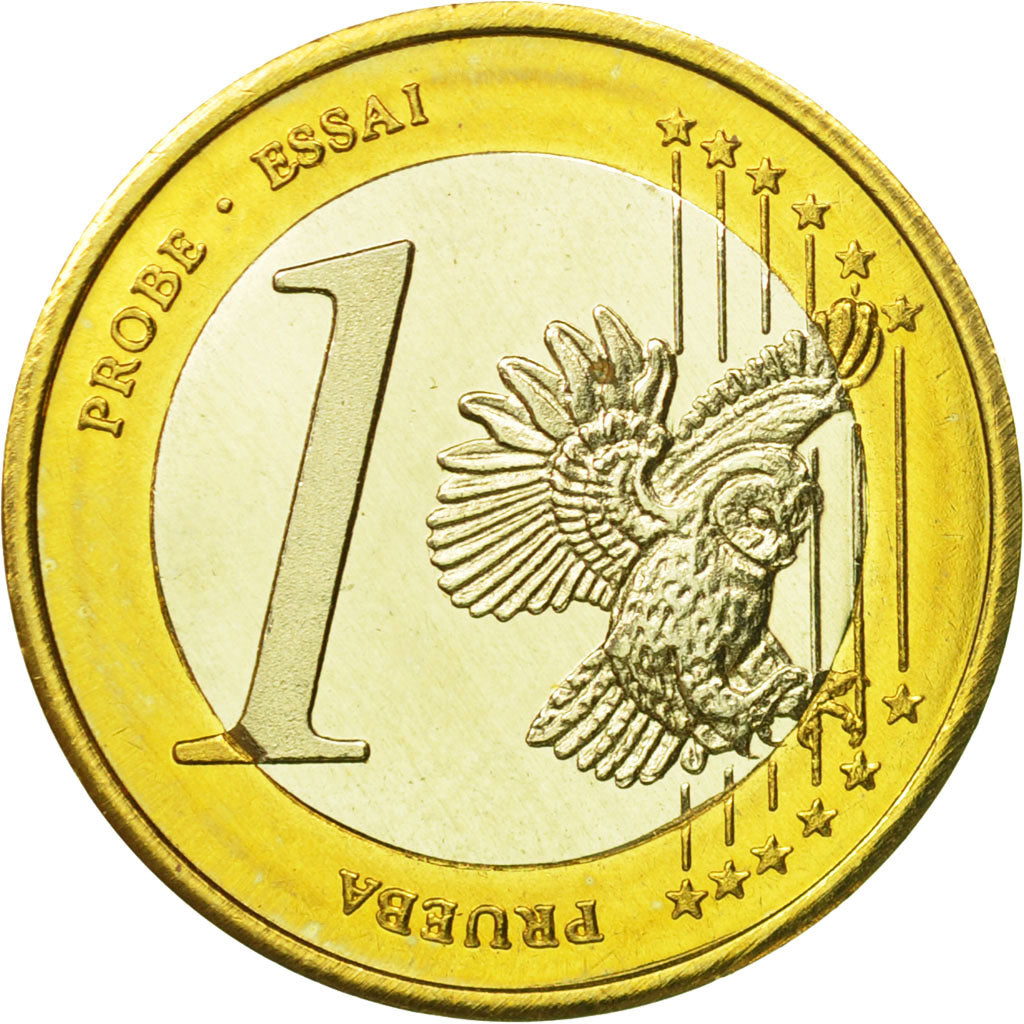 Lithuania, Medal, Essai 1 euro, 2004, SPL, Bi-Metallic