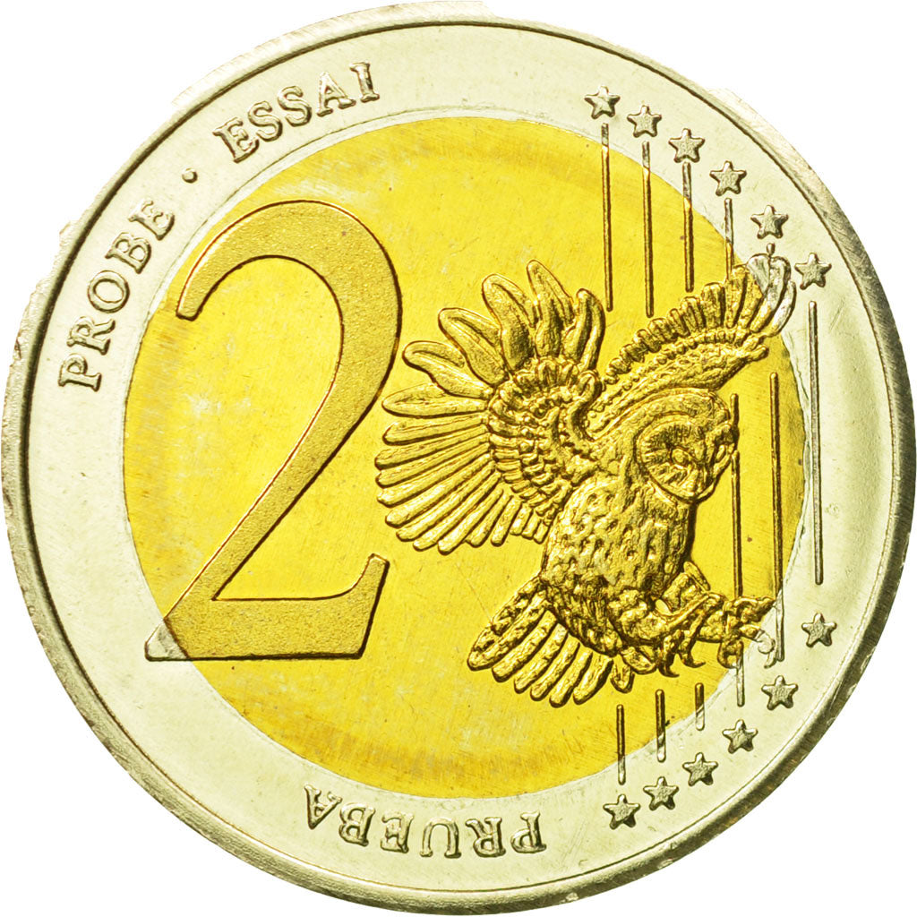 Lithuania, Medal, Essai 2 euros, 2004, MS(63), Bi-Metallic