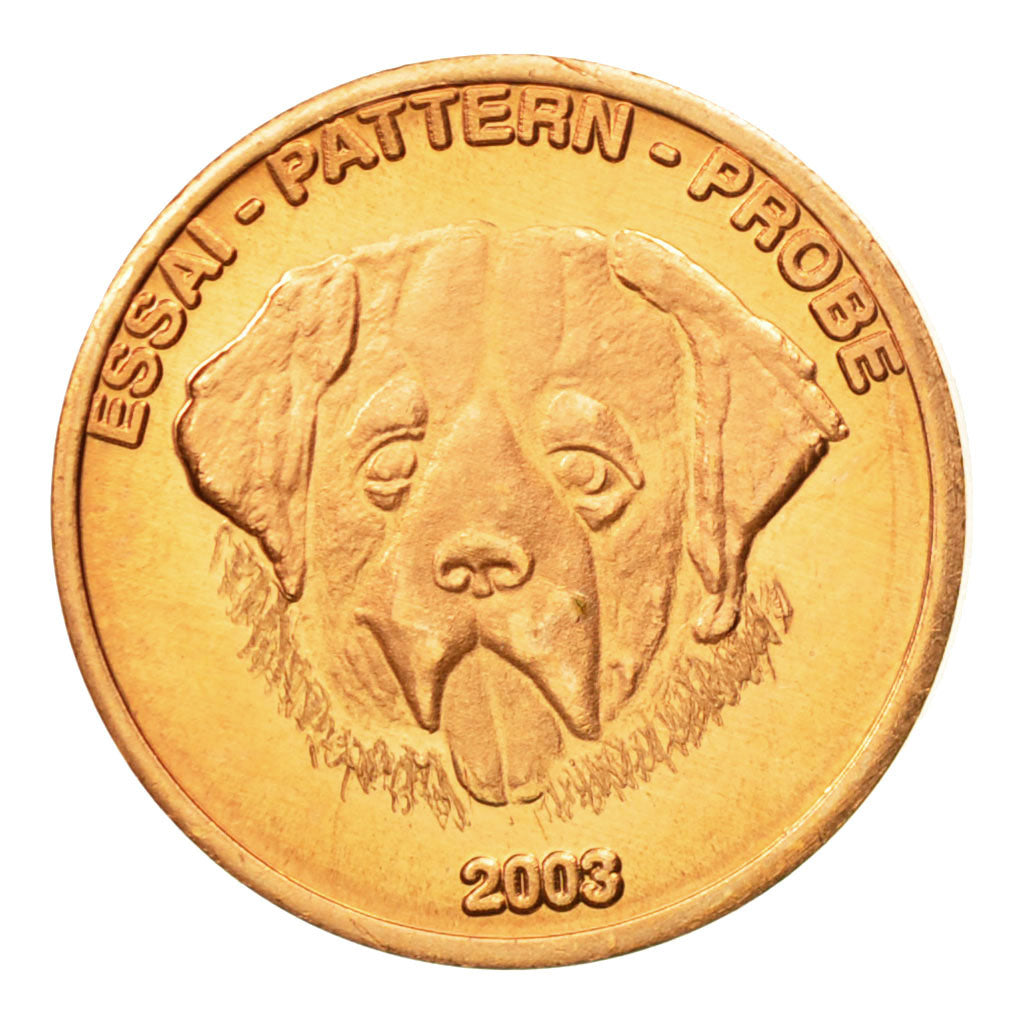 Szwajcaria, Medal, Essai 1 cent, 2003, MS(63), Miedź