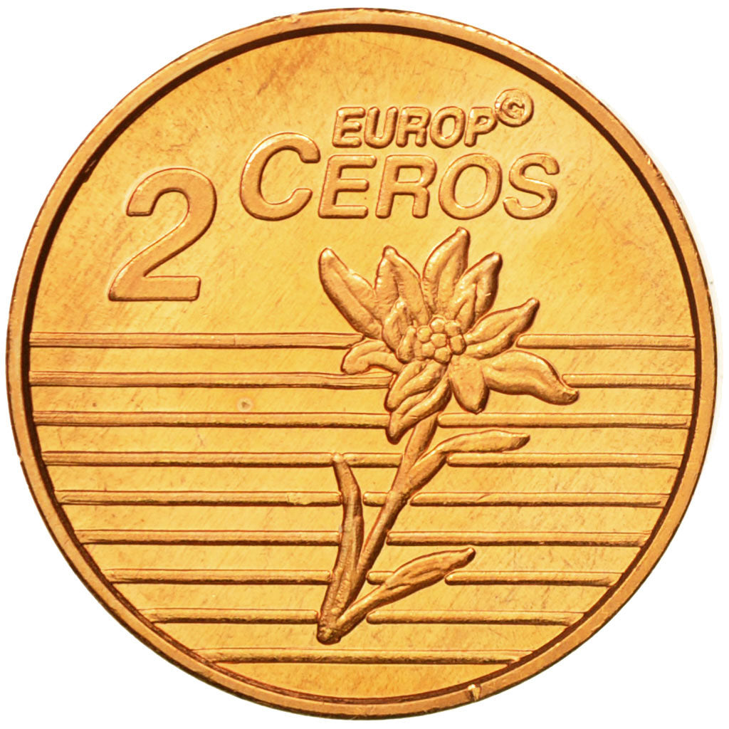 Schweiz, Medal, Essai 2 cents, 2003, UNZ, Kupfer