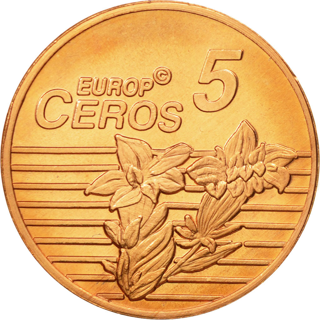 Switzerland, Medal, Essai 5 cents, 2003, MS(63), Copper