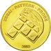 Szwajcaria, Medal, Essai 10 cents, 2003, MS(63), Mosiądz