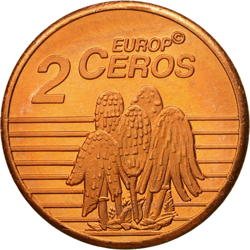 Iceland, Medal, Essai 2 cents, 2004, SPL, Cuivre