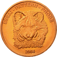 Islandia, Medal, Essai 5 cents, 2004, SC, Cobre