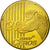 Islandia, Medal, Essai 20 cents, 2004, MS(63), Mosiądz