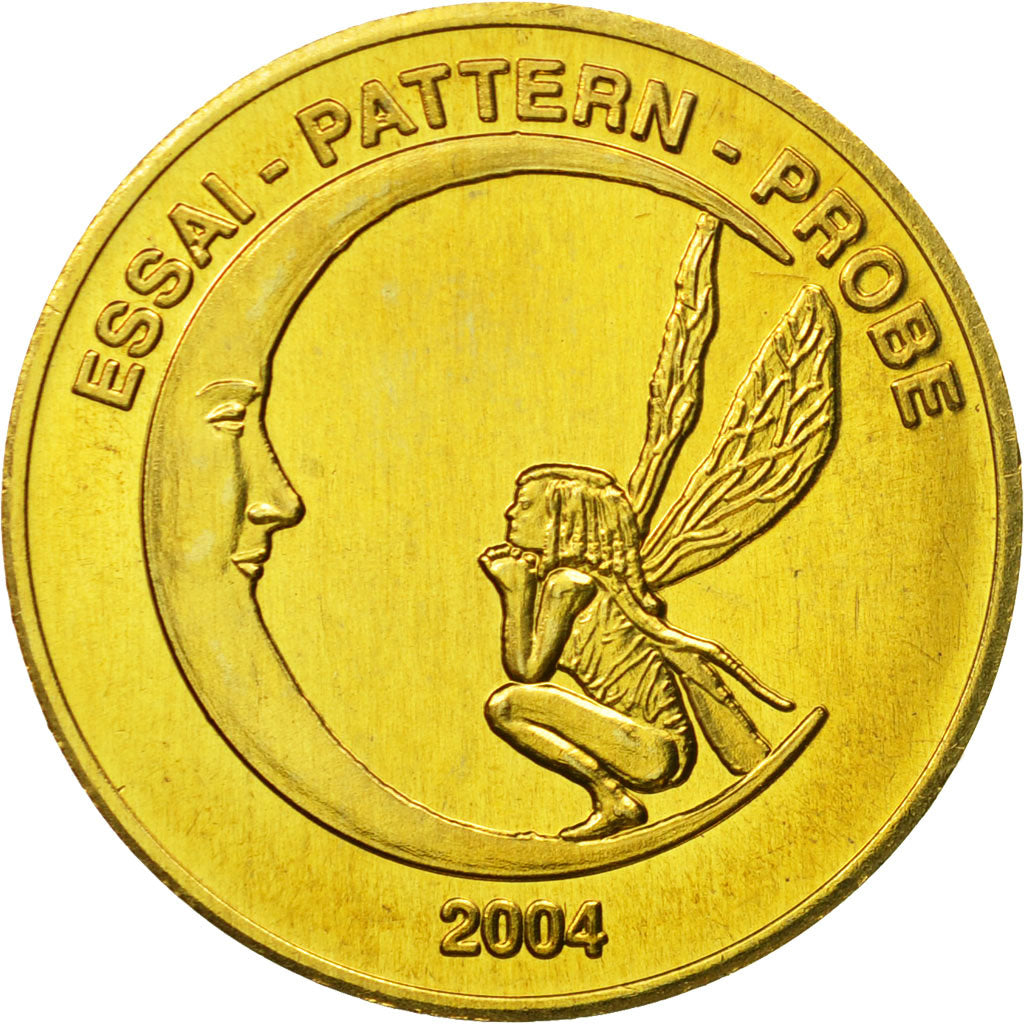Iceland, Medal, Essai 50 cents, 2004, MS(63), Brass