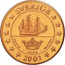 Svezia, Medal, Essai 2 cents, 2003, SPL, Rame