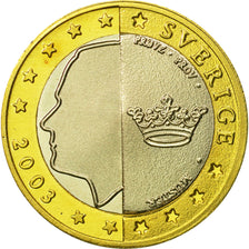 Sweden, Medal, Essai 1 euro, 2003, MS(63), Bi-Metallic