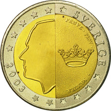 Suède, Medal, Essai 2 euros, 2003, SPL, Bi-Metallic