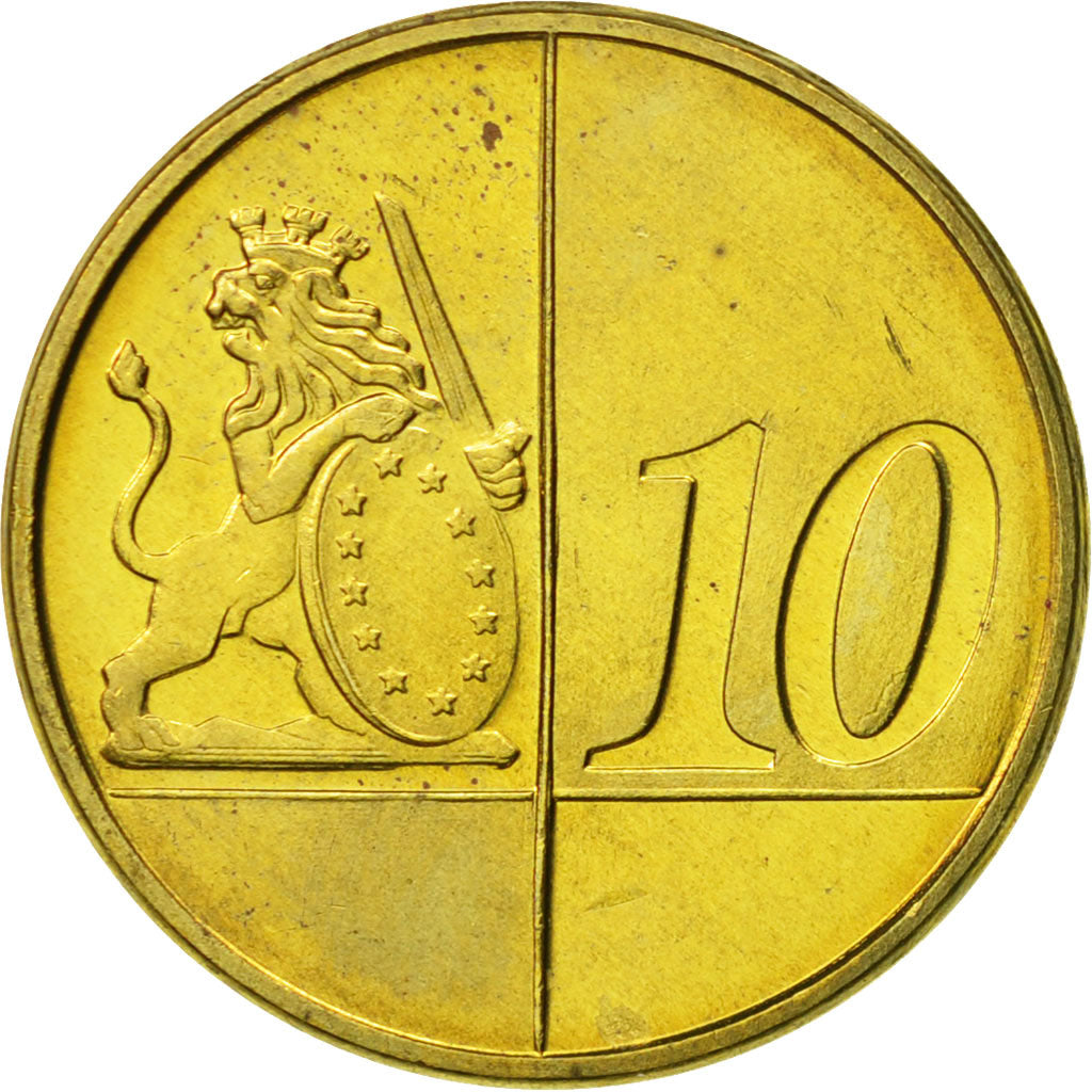 Gibraltar, Medal, Essai 10 cents, 2004, SPL, Laiton