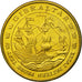 Gibraltar, Medal, Essai 50 cents, 2004, MS(63), Brass