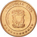 Mongolie, Medal, Essai 1 cent, 2005, SPL, Cuivre