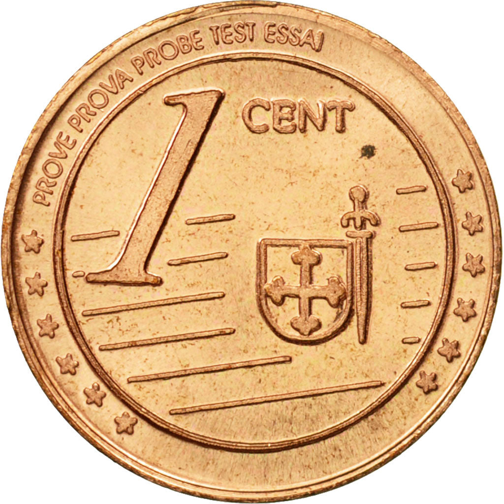 Mongolie, Medal, Essai 1 cent, 2005, SPL, Cuivre