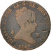 Moneda, España, Isabel II, 8 Maravedis, 1848, Segovia, BC, Cobre, KM:531.3