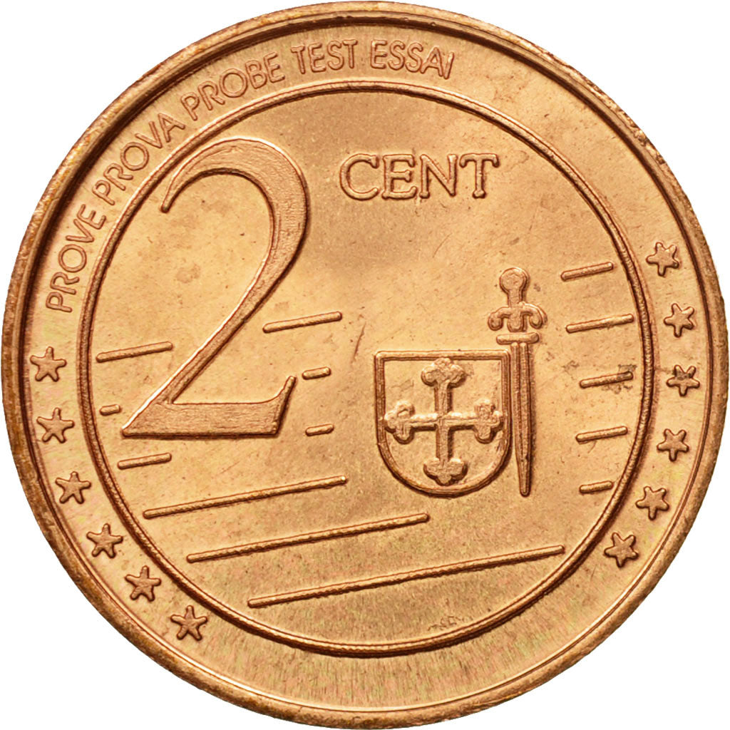 Mongolie, Medal, Essai 2 cents, 2005, SPL, Cuivre