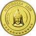 Mongolia, Medal, Essai 10 cents, 2005, MS(63), Mosiądz