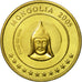Mongolia, Medal, Essai 50 cents, 2005, MS(63), Brass