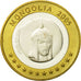 Mongolia, Medal, Essai 2 euros, 2005, MS(63), Bimetaliczny