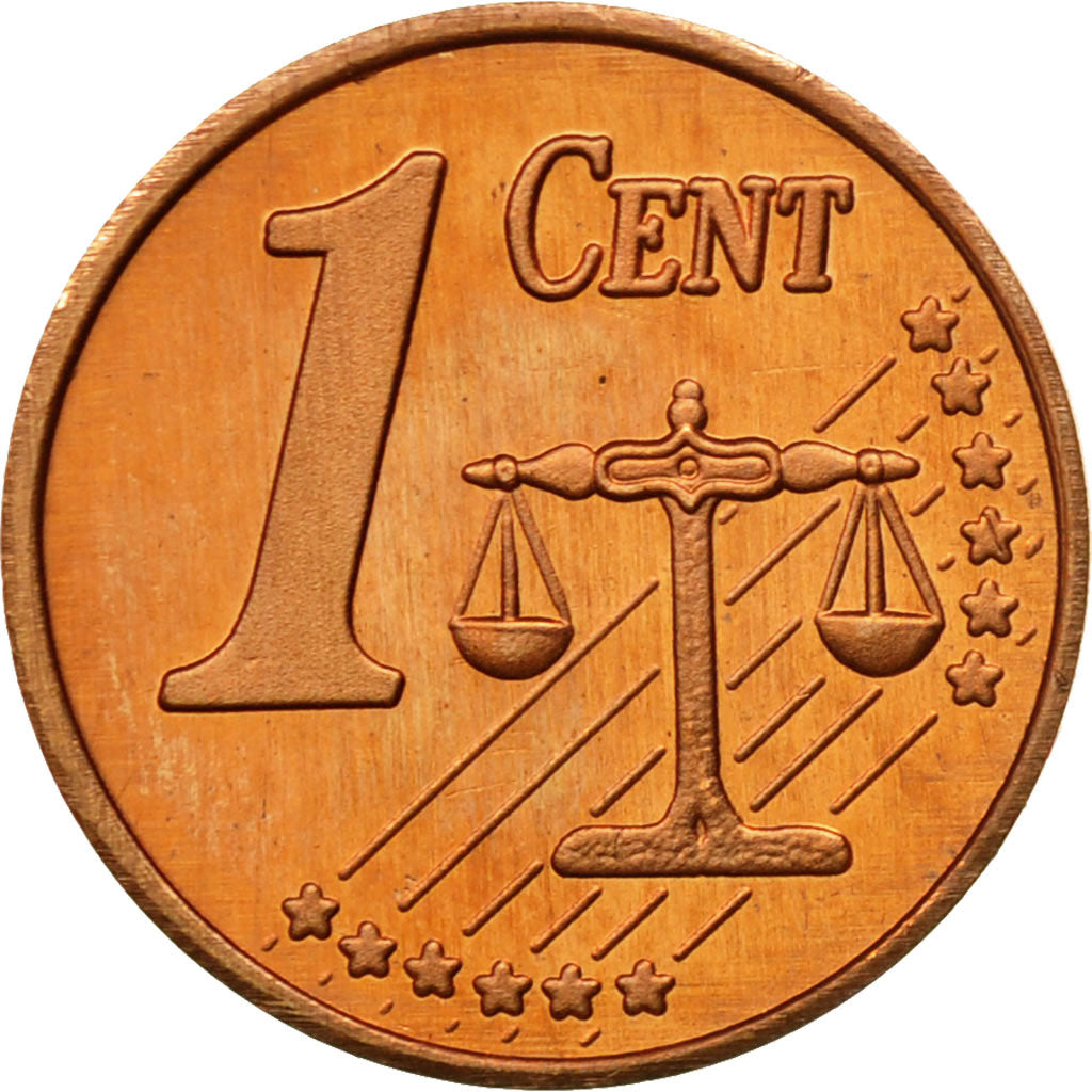 Dania, Medal, Essai 1 cent, 2002, MS(63), Miedź