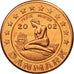 Dania, Medal, Essai 2 cents, 2002, MS(63), Miedź